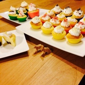 生チョコinカップケーキ