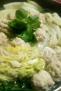 豆腐入り鳥団子・豚肉白菜のフライパン鍋 