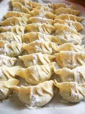 皮から手作り♪ 自家製餃子