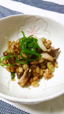 ご飯が進むよ♪カツオの醤油マヨ