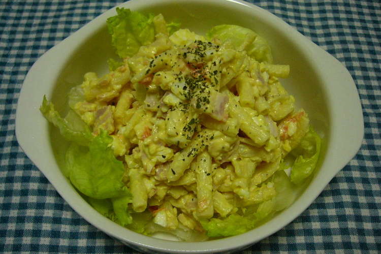 レンジで簡単マカロニ卵サラダ レシピ 作り方 By くまのまるちゃん クックパッド