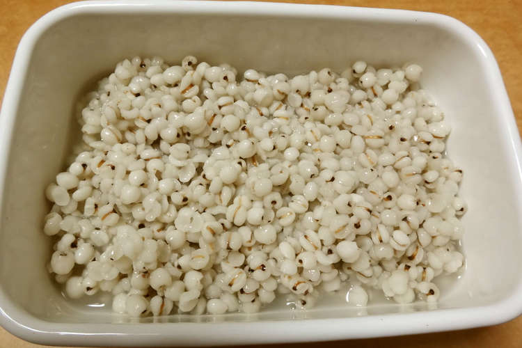 ハトムギの下ごしらえ ゆではと麦 レシピ 作り方 By Ushigara クックパッド