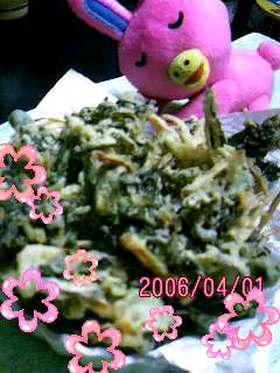 ★春だから旬の野菜と天ぷら★