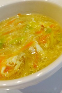 中華風☆たまごと野菜のスープ