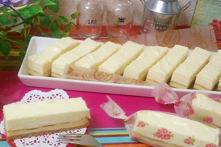 チーズ ケーキ スティック スティックチーズケーキ レシピ・作り方