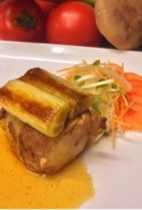 【簡単】大根の豚バラ巻きステーキ