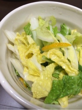 白菜の柚子風味サラダの画像