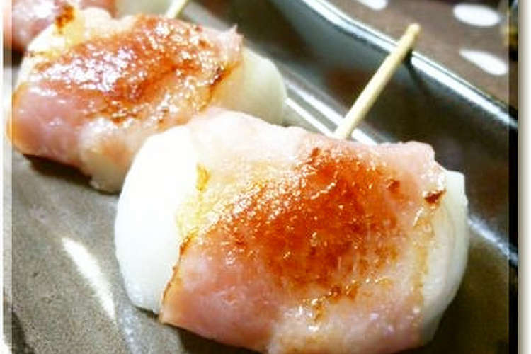 お餅が残ったら ベーコン巻き レシピ 作り方 By ともまき０３１３ クックパッド