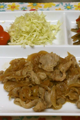 豚小間切れで作る♪豚の生姜焼き