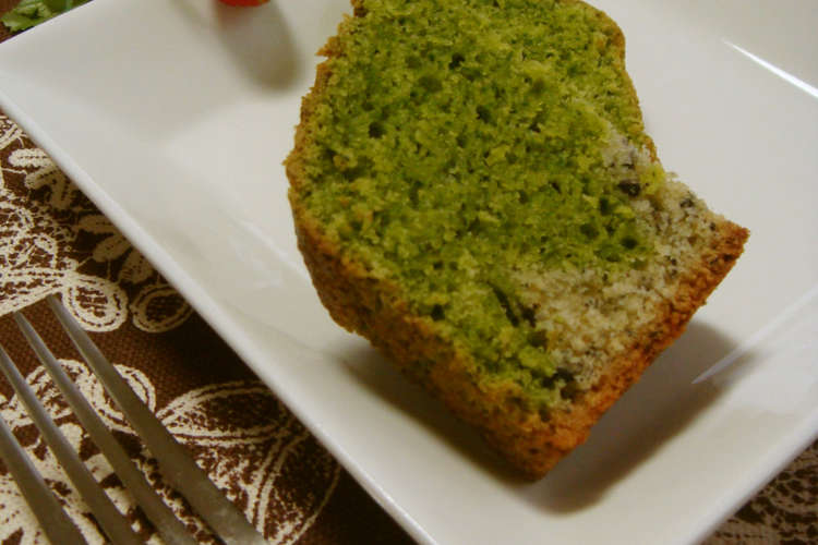 野菜スイーツ ケールと黒ゴマの2色ケーキ レシピ 作り方 By 野菜ソムリエリサ クックパッド