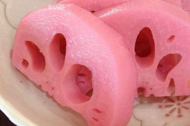 かわいい ピンクのれんこん レシピ 作り方 By M Kera クックパッド