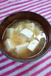 ☆木綿豆腐の味噌汁☆