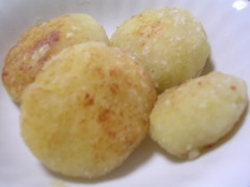 もっちもち!おから入りじゃが団子♪