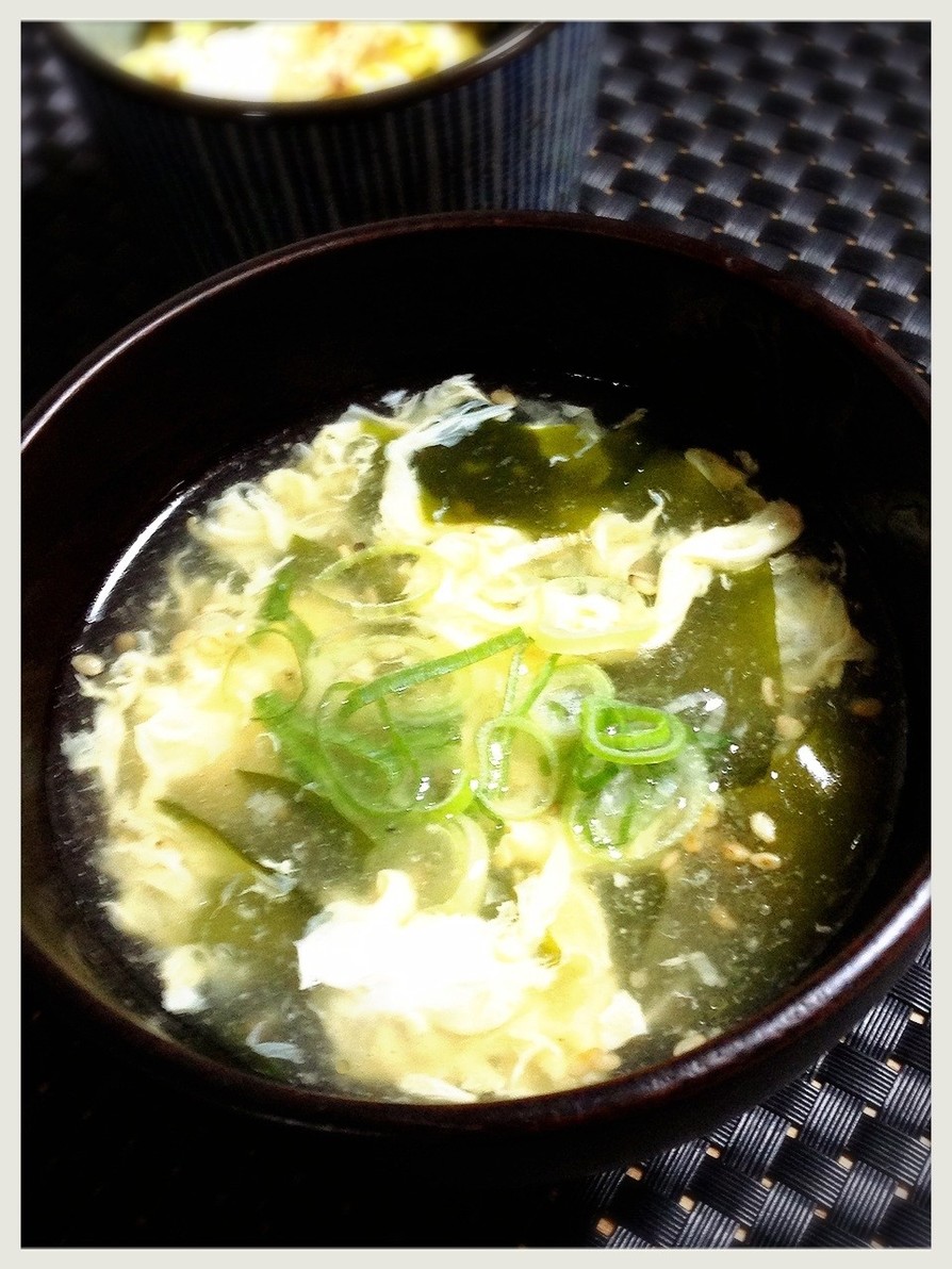 【簡単】美味いふわふわ卵スープの画像