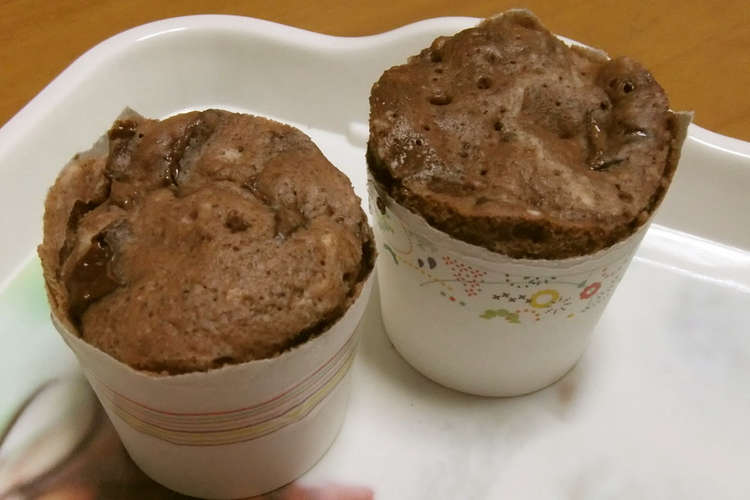 簡単 レンジdeチョコレート蒸しパン レシピ 作り方 By ｍｉｑｕｉｔ クックパッド 簡単おいしいみんなのレシピが350万品