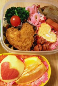 ♡ハートがいっぱいお弁当♡