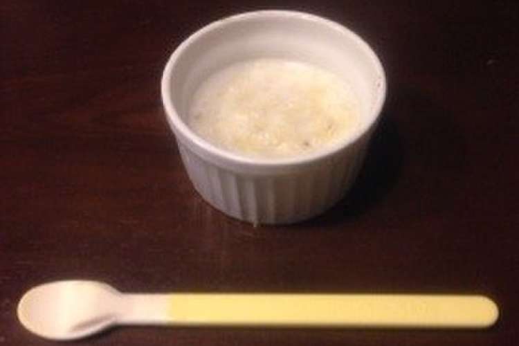 離乳食 初期 りんごとバナナ レシピ 作り方 By さつきpug クックパッド 簡単おいしいみんなのレシピが365万品