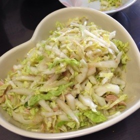 白菜のお手軽サラダ☆無限白菜の画像