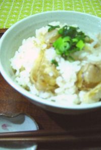 帆立と生姜の炊き込みご飯