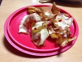 フライパンdeリンゴチップス♡の画像
