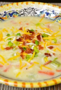 アメリカの家庭料理　ベークドポテトスープ
