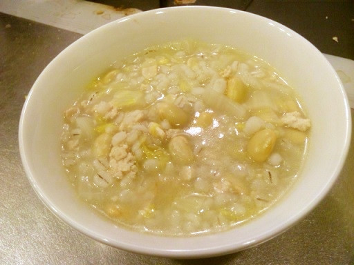 美♥be♥ba♥食べる白いスープの画像