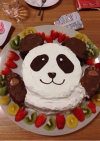 パンダ♡キャラケーキ