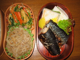 毎日のお弁当(26)レンコンキンピラ