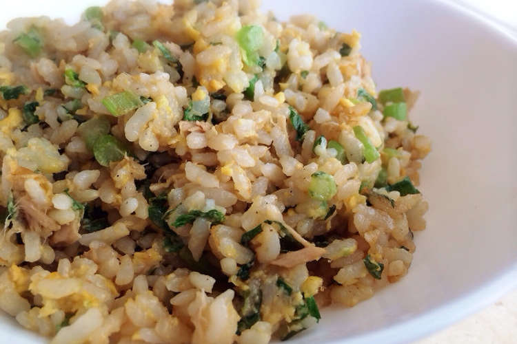 醤油味の大根の葉チャーハン レシピ 作り方 By Simacchi クックパッド