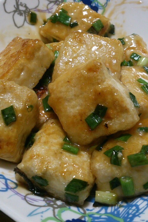 豆腐のオイスターマヨ炒めの画像