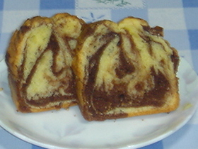 早い・簡単・美味しい☆マーブルケーキ
