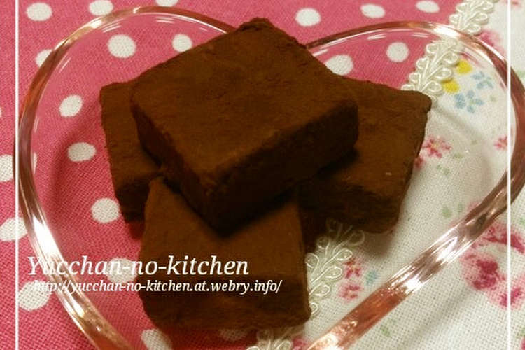 10分でできる 超簡単とろける生チョコ レシピ 作り方 By ゆっちゃん クックパッド 簡単おいしいみんなのレシピが371万品