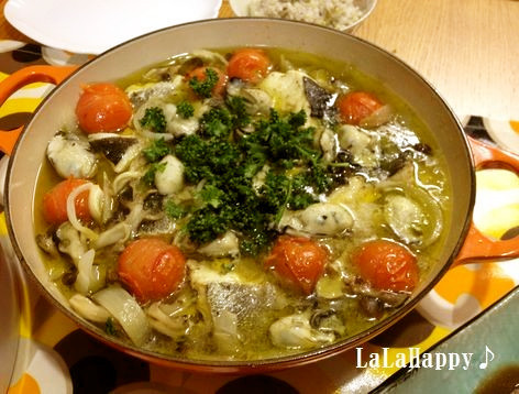 タラ･牡蠣・キノコのイタリアンオイル煮の画像