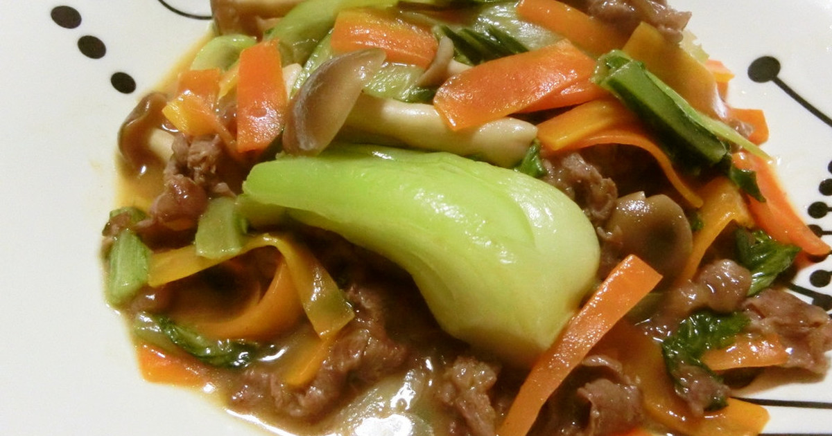 ☆牛肉と青梗菜のオイスターソース旨炒め☆ by ももいろさくら 【クックパッド】 簡単おいしいみんなのレシピが357万品