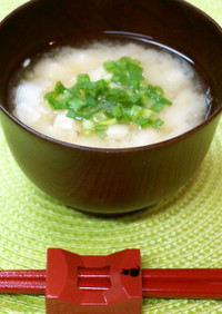 【ママレシピ】お豆腐とえのき茸のお味噌汁