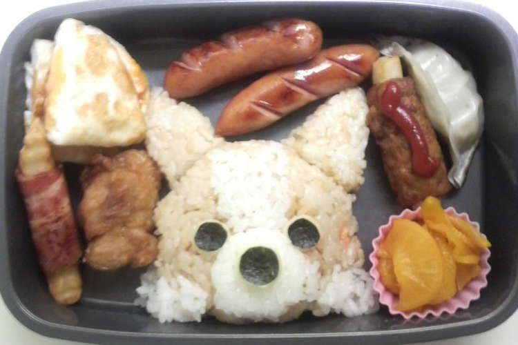 キャラ弁 チワワ 犬 レシピ 作り方 By ララペ クックパッド 簡単おいしいみんなのレシピが364万品