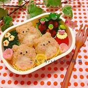 キャラ弁✳︎ころころハムスターおにぎり♡の写真
