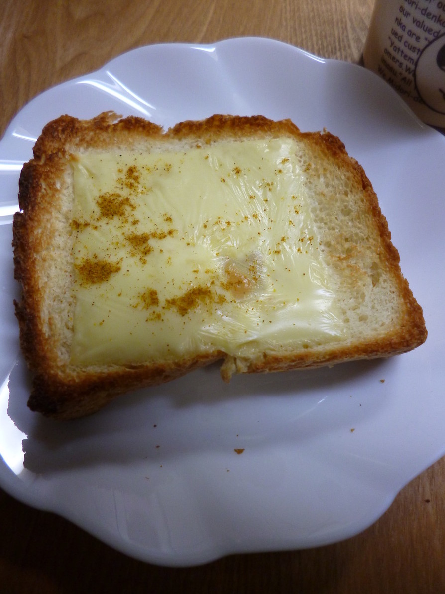 チーズカレートーストの画像