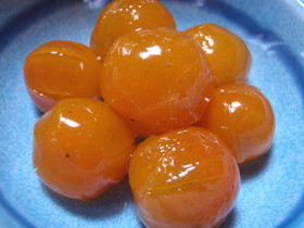 酸っぱくない…「金柑の酢甘煮」
