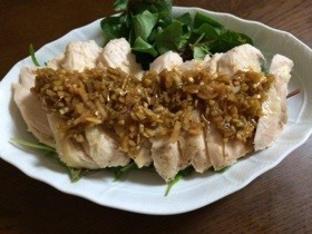 ☆炊飯器で低温調理☆超簡単蒸し鶏