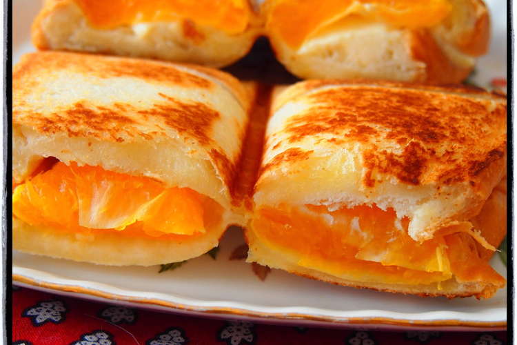 ミカンとクリームチーズのホットサンド レシピ 作り方 By Chuma クックパッド 簡単おいしいみんなのレシピが360万品