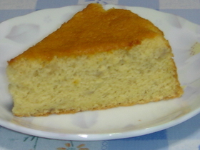 ノンオイルでも☆ふわふわバナナケーキ☆