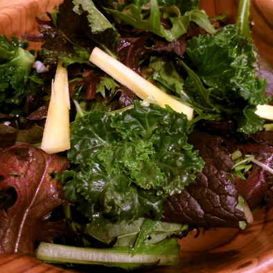 こだわり野菜のグリーンサラダの写真