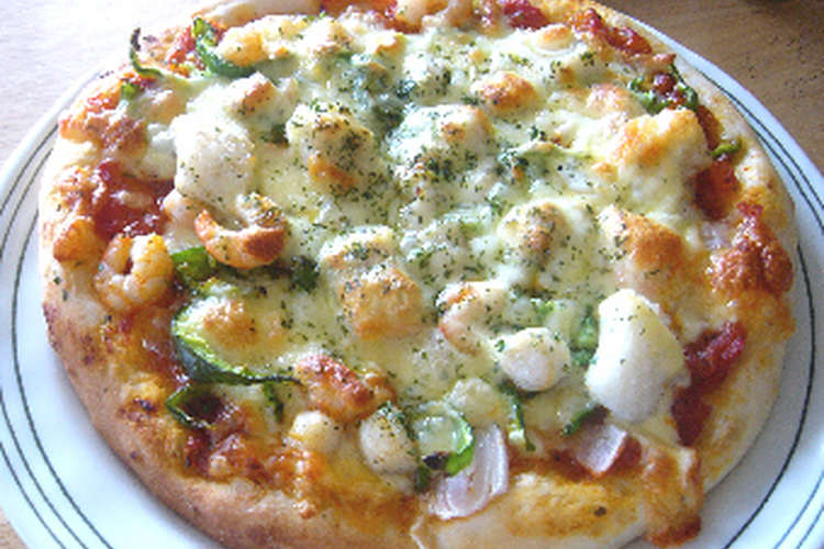 ピザ 2種 ベーコン シーフード レシピ 作り方 By くれよん七海 クックパッド