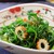 おかひじきとちくわの胡麻和え