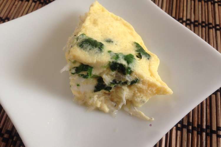 レンジで簡単 ふわふわオムレツ 離乳食 レシピ 作り方 By すのう クックパッド 簡単おいしいみんなのレシピが360万品