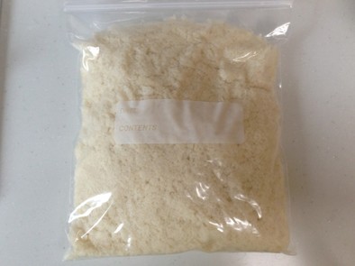 離乳食初期〜 パンがゆ用パンの冷凍保存法の写真