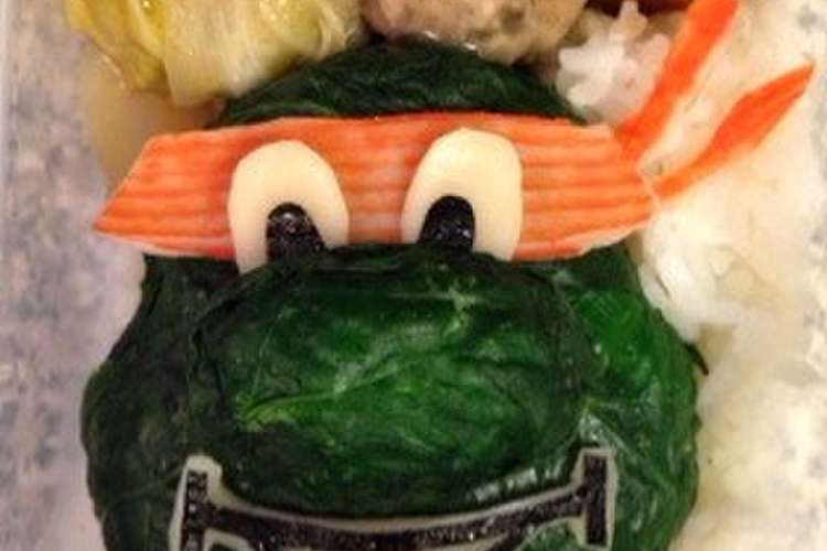 キャラ弁ニンジャタートルズ海外 レシピ 作り方 By Porters クックパッド 簡単おいしいみんなのレシピが372万品