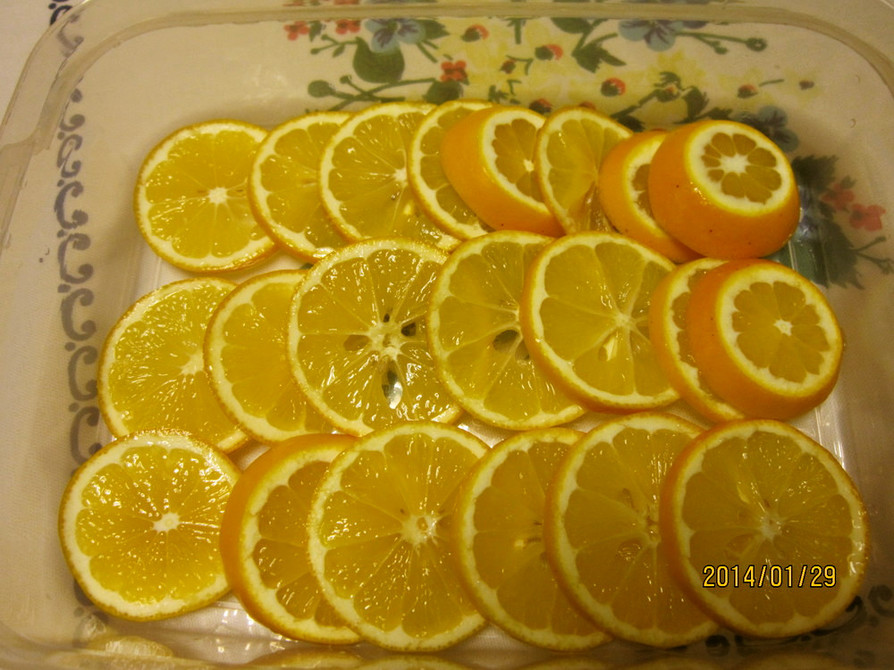 レモンの砂糖漬けの画像