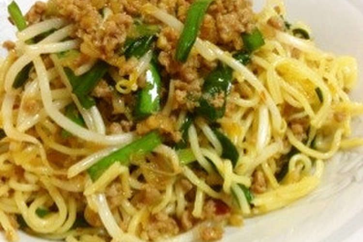 名古屋名物 台湾ラーメン風焼きそば レシピ 作り方 By 真奈姫 クックパッド 簡単おいしいみんなのレシピが352万品